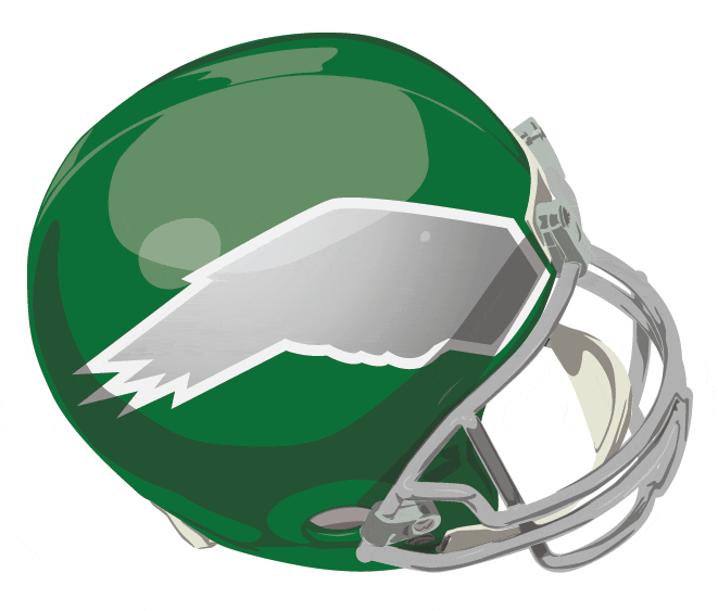Philadelphia Eagles 1974-1995 Helmet DIY iron on transfer (heat transfer)